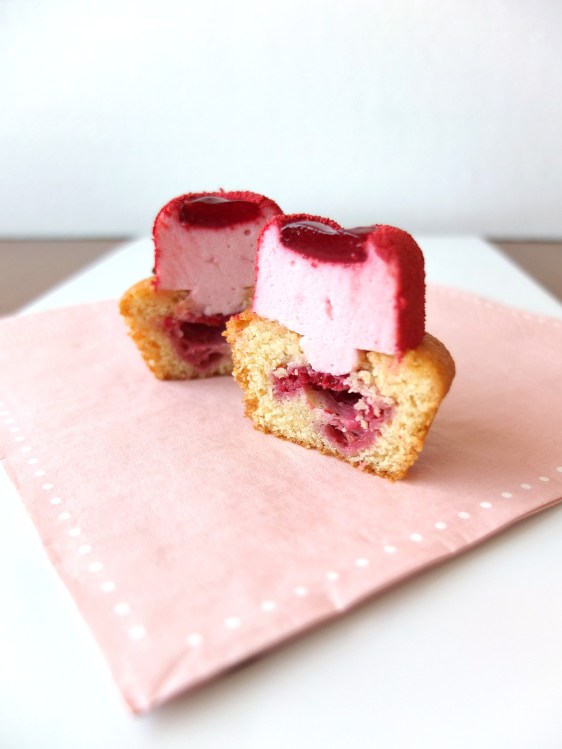 Himbeer Mini Cupcakes