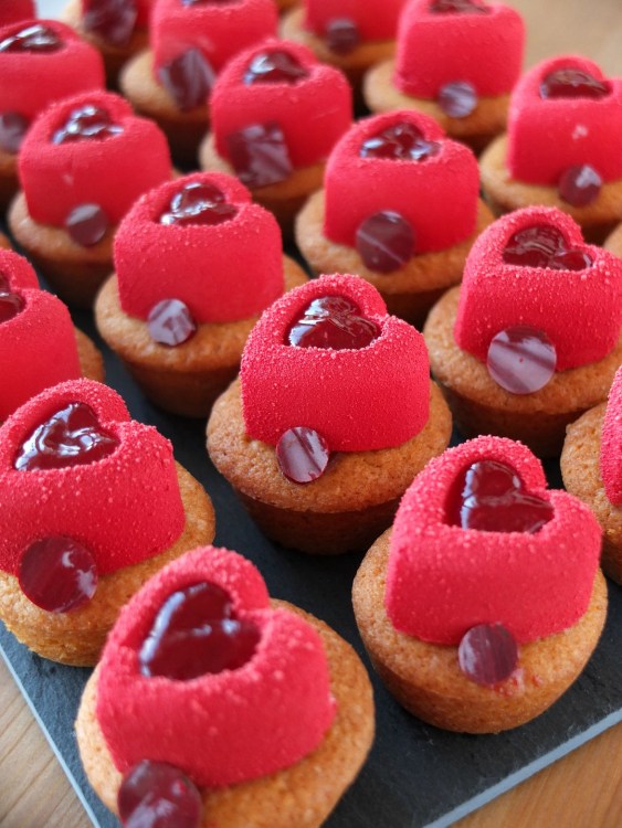 Himbeer Minicupcakes