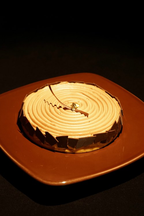 Brownie Mousse au Chocolat Tarte / Brownie Mousse de Chocolate Tarte