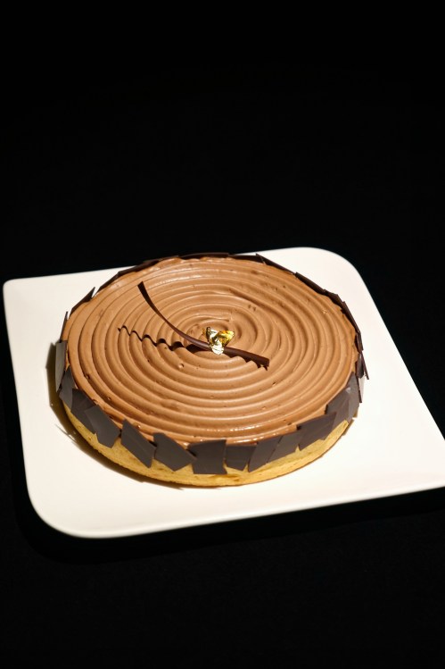 Brownie Mousse au Chocolat Tarte / Brownie Mousse de Chocolate Tarte