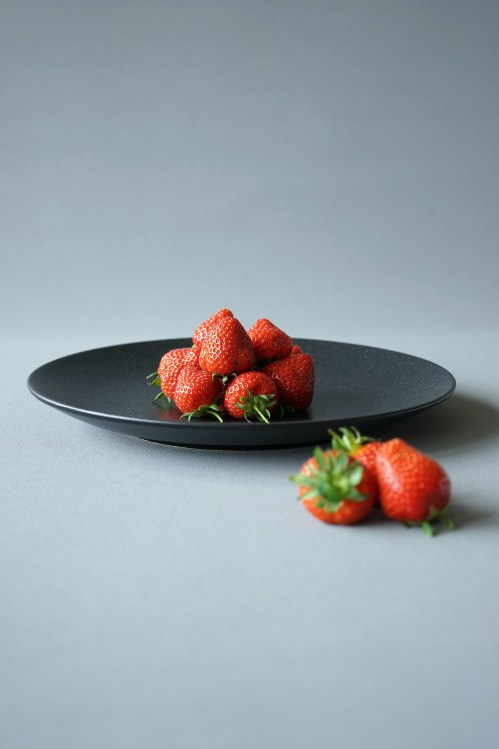 Rhabarber Erdbeere Vanille Éclair / Ruibarbo Morango Baunilha Éclair