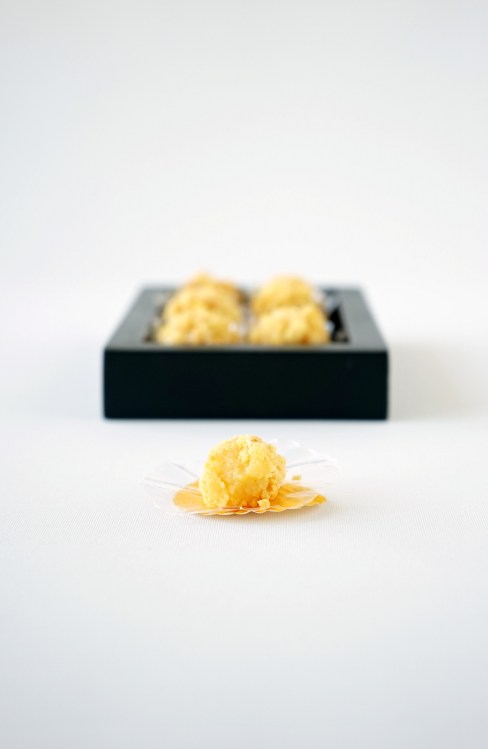 Mais Kokosnuss Brigadeiro / Brigadeiro de milho verde e coco